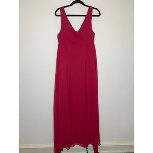 Azazie Dress ? Kora ? Scarlett Sz A10 Burgundy Red Color thumbnail 6