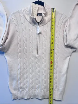 Dokotoo Sweaters 2026 Fall Winter Quarter Zip Ribbed Cable Knit size med nwt thumbnail 8