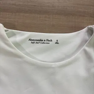 Abercrombie & Fitch White Long Sleeve BodySuit Women Size Small thumbnail 3