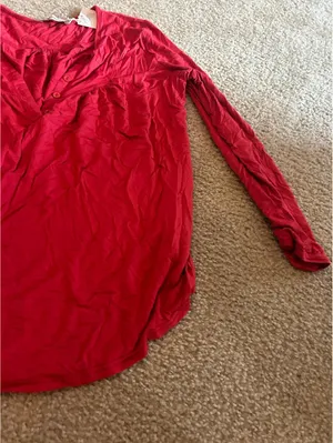 ab3 Woman size 2xl Top Shirt Red Unused thumbnail 5