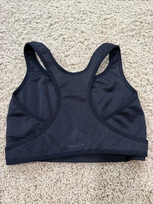 Patagonia Sports Bra Women’s Medium Black | Front Adjustable Band | Medium Suppo thumbnail 3