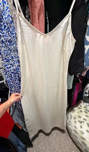 Pinklily satin slip on dress thumbnail 1