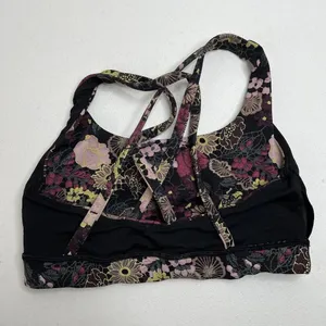 Lululemon Size 4 Energy Bra Fluorolace‎ Multi Medium Support Stretch B / C Cup thumbnail 9