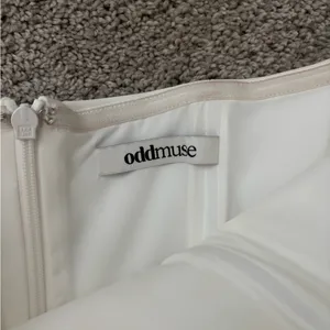 Odd Muse Strapless Dress White Size M thumbnail 9