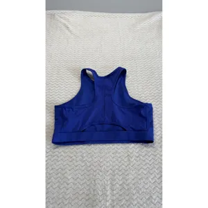 Nike Womens High Neck Racerback Sports Bra Royal Blue Large 445687-477445 thumbnail 2