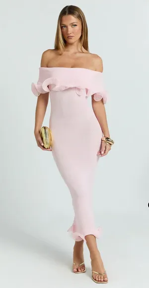 Pink midi dress Showpo thumbnail 1