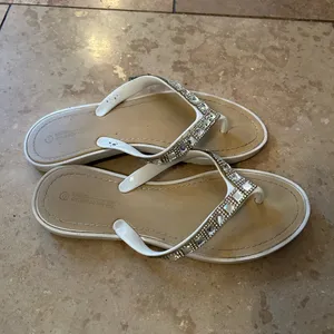 Elegant Tan Embellished Sandals thumbnail 2