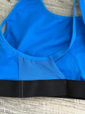 Nike Blue Sports Bra thumbnail 3