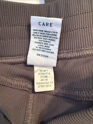 REI women’s S pull on Dark Gray Drawstring Jogger Pants pockets toggle thumbnail 9