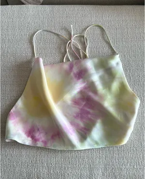 ZARA Silk Tie Top thumbnail 1