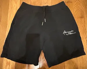 Abercrombie & Fitch Men’s Signature Core Sweat Shorts - Black - Size XS thumbnail 1