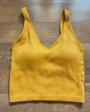 Wishlist Padded Orange Tank Top thumbnail 1