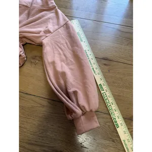 Warm & Cozy Lifestyle Women Size Medium 1/2 Zip Sweatshirt Runched Bottom Preppy thumbnail 6