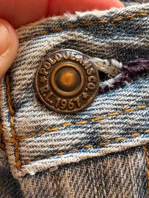 Y2K 2000's Polo Ralph Lauren denim Gigi mini skirt thumbnail 3