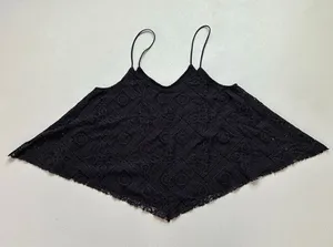 American Eagle Black Lace Handkerchief Cami Top Size S Boho thumbnail 1