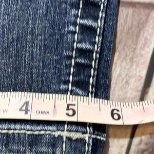 Miss Me Jeans Womens 28 Signature Skinny Blue Jeans Rhinestones Embroidered thumbnail 10