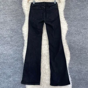 Wild Fable Low Rise Flare Black Denim Jeans Y2k Grunge Alt Mallgoth Rocker thumbnail 6