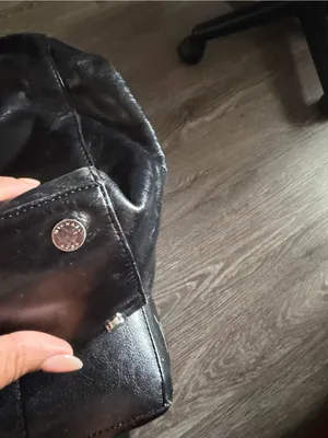 Michael Kors Black Leather Tote Satchel thumbnail 3
