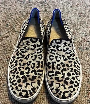 Rothy's Blue and White Slip-On Sneakers thumbnail 1