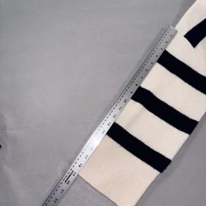 Gibson Latimer Womens Striped Mock Neck Sweater Ivory Black Size S NEW thumbnail 7