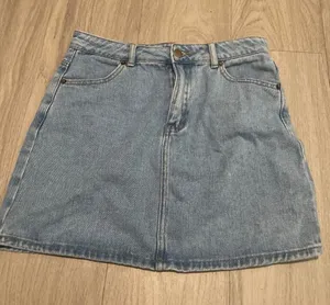 Forever 21 Light Blue Denim Mini Skirt thumbnail 1