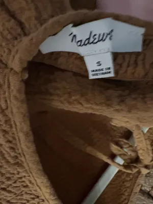 Madewell Peplum Top thumbnail 2