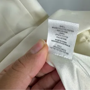 Meshki Ivory Lysandre Crepe‎ Mini Dress thumbnail 6