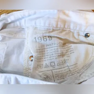 GAP 1969 White Always Skinny Jeans Sz 26/2 Retail $23 thumbnail 8