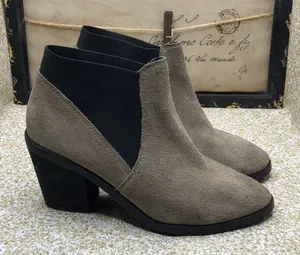 Gorgeous Suede Booties‎ Tan Size 8 thumbnail 1