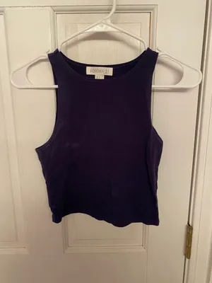 Blue Crop Top thumbnail 2