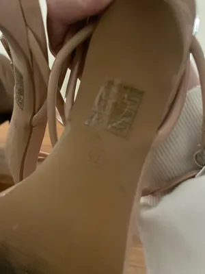Beige Heels Tan Size 7.5 thumbnail 3