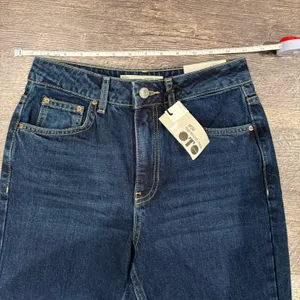 Topshop High Waisted Petite Mom Jeans thumbnail 2