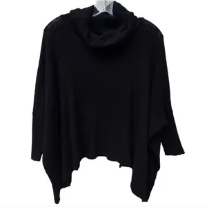 Free People Beach -459 Traveler‎ Pullover Split Back top in Black XS thumbnail 5