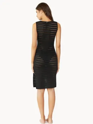 NWT PQ Swim Midnight Donna‎ Dress Black Sleeveless Cover Up Womens Size XS / S thumbnail 4