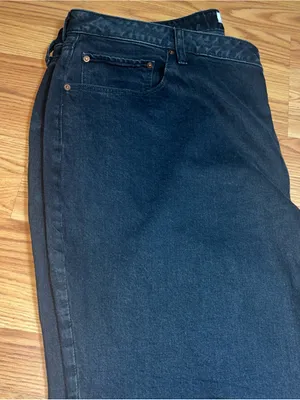Abercrombie & Fitch Women's Straight Dark Blue Jeans thumbnail 1