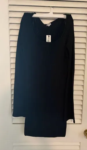 Garage Ribbed Long Sleeve Dress thumbnail 1