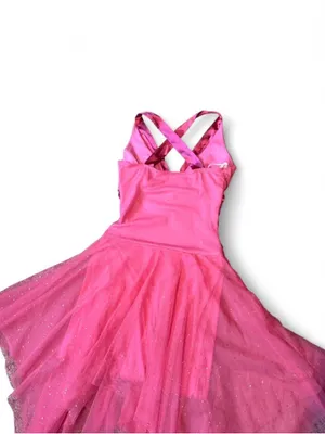 Hot Pink Tulle Coquette Dress | Fairycore Princess Prom Dress XS/S Petite thumbnail 9