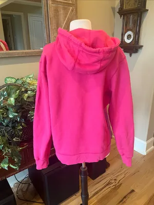 Auburn Pink Pullover Hoodie Size L thumbnail 7