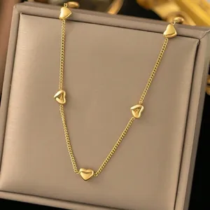 1pc Golden French Style STAINLESS STEEL WATERPROOF Necklace thumbnail 4