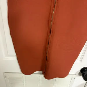 Gianni Bini Burnt Orange The‎ In Crowd Dress Size Large thumbnail 6