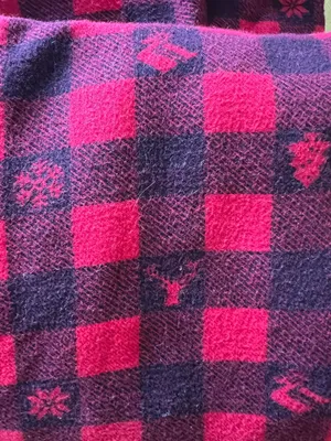 Woolrich Vintage Buffalo Plaid Holiday Flannel Shirt Red Black - Medium thumbnail 4