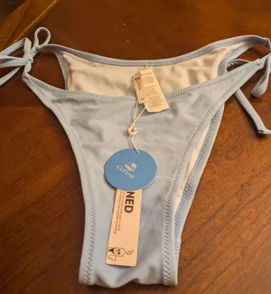 Cupshe Bikini Bottom Blue  M thumbnail 1