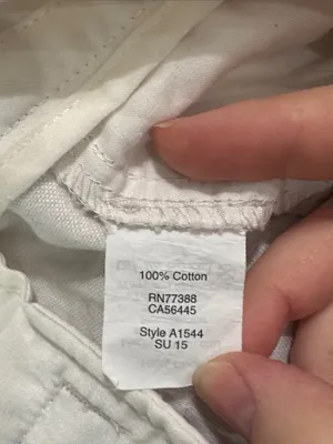 J.Crew Factory Classic Chino Cotton Twill White Mid-Rise Shorts 4.5” inseam sz 6 thumbnail 7