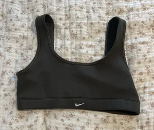 Nike Women's Army Green Sports Bra thumbnail 1