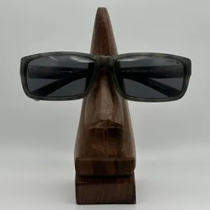 Lacoste Gray Rectangular Sunglasses with Dark Lenses thumbnail 1