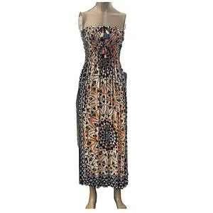 Rock & Lola Boho Beach Coverup|Strapless| Maxi Dress | Sundress | Casual | Boho thumbnail 2