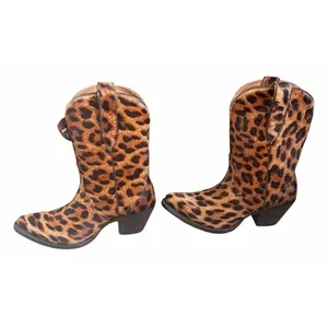 NEW $275 Ariat Women's Bandida Leopard Calf Hair Western Boots Cowboy Point Toe thumbnail 10