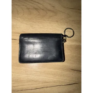 Coach Multifunction Wallet Classic Black Leather Bifold Y2K 90s Bedford Keyring thumbnail 4