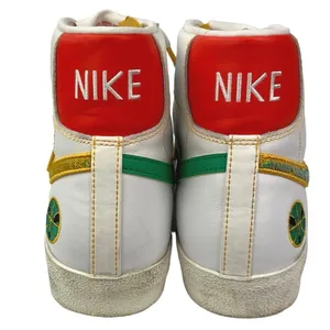Nike Blazer Mid 77 Vintage Rayguns Womens White Lace Up Sneakers Shoes Size 10 thumbnail 4