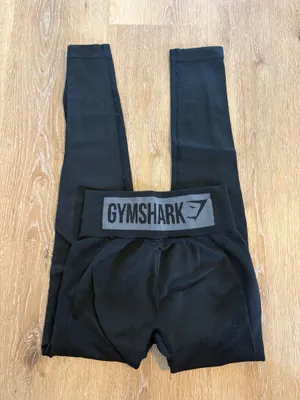 Gymshark Black High Waisted Athletic Leggings thumbnail 1